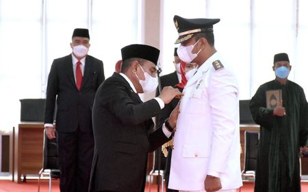 Lantik Wakil Wali Kota Binjai, Gubsu Edy: Jangan Sok Pintar, Tahu Diri