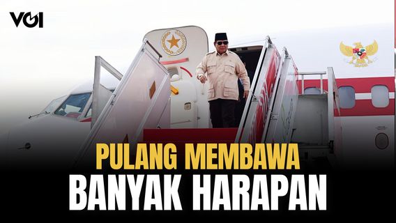 Usai Bertemu Raja Yordania, Presiden Prabowo Pulang ke Indonesia