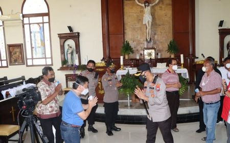 Aparat TNI-Polri Cek Keamanan dan Protokol Kesehatan Gereja di Jember Jelang Natal 