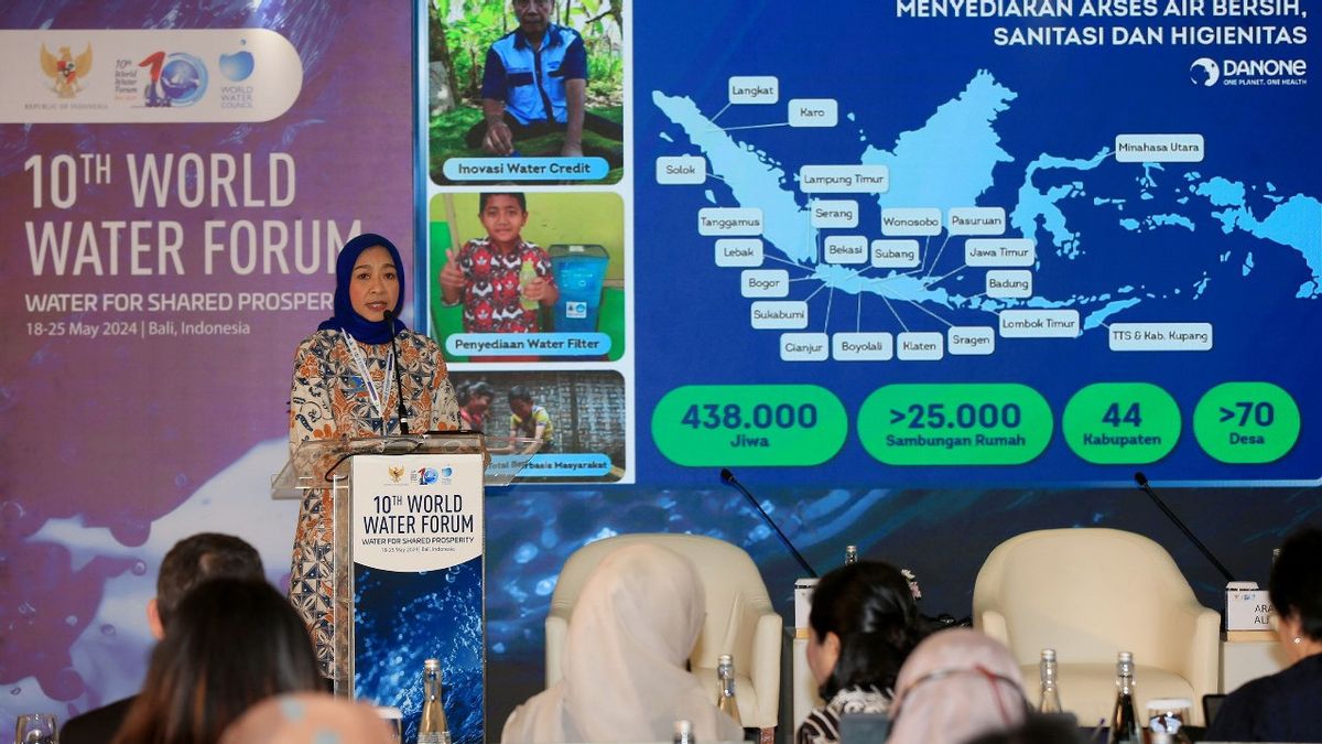印尼达能加强了其作为政府合作社私营部门先驱管理可持续水的地位