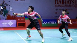 Ganda Putra Leo Rolly Carnando / Daniel Marthin Juara Indonesia Masters 2023: Libas Pasangan China 21-17 dan 21-16