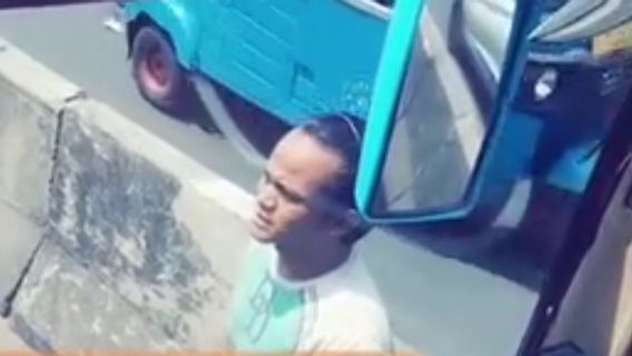 Viral Due To Rp20 Thousand In Cash, The Geprek Chicken Courier In Thamrin City Was Arrested By The Police After The Truck Driver's Palak