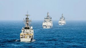 India Kirim Kapal Perusak, Fregat dan Korvet, Laut China Selatan Makin Sesak