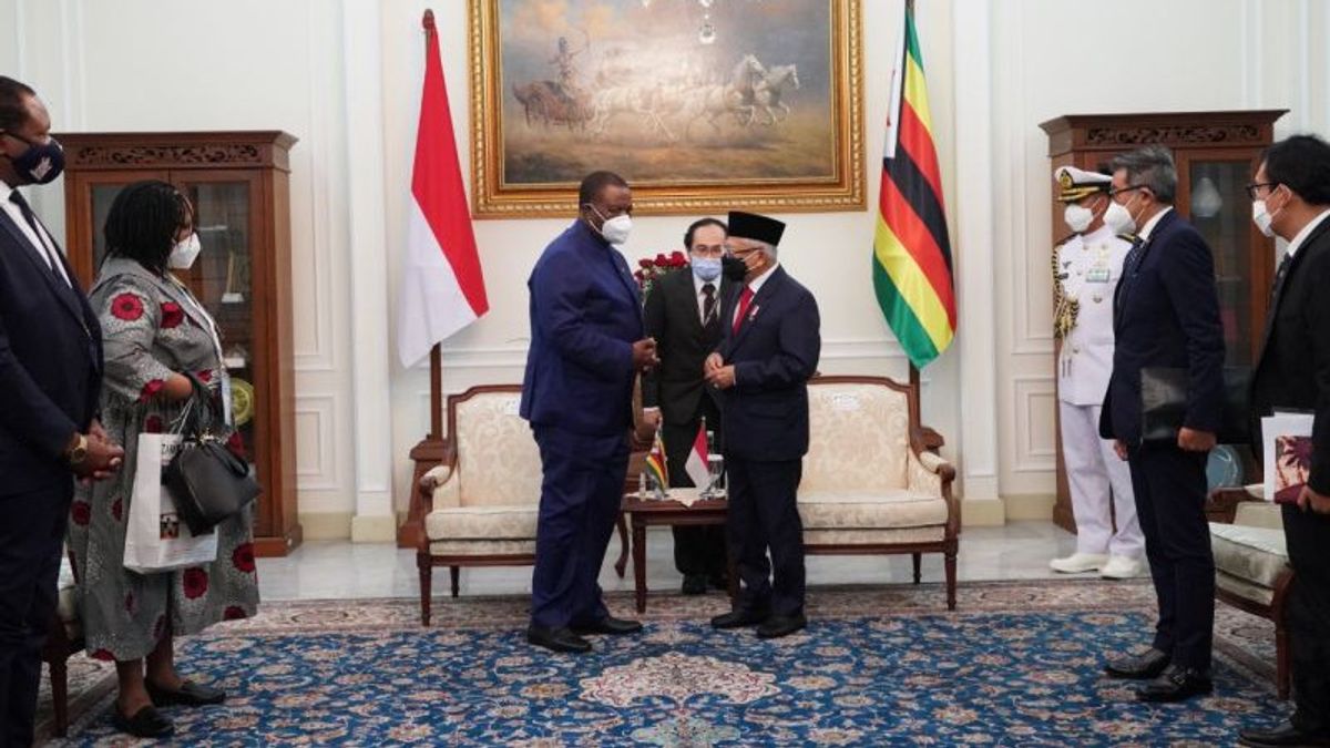 マルフ・アミン副大統領、インドネシアとジンバブエの協力関係の改善を望んでいる