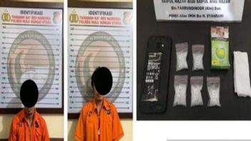 2 concessionnaires de méthamphétamine arrêtés à HSU Kalsel, la police recherche son fournisseur