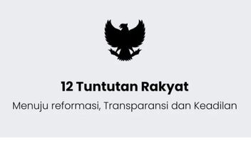 12 tuntutan rakyat, Petisi yang Ditujukan untuk DPR dan Presiden, Begini Isinya