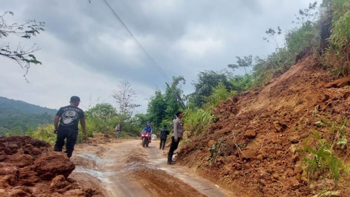 Kendaraan Sudah Bisa Melintas Jalur Banjarwangi-Singajaya Garut Usai Tertutup Longsoran Tebing