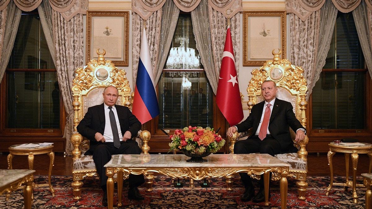 Presiden Erdogan Tekankan Pentingnya Gencatan Senjata Kepada Presiden Putin, Pembicaraan Rusia-Ukraina Dilanjut di Istanbul
