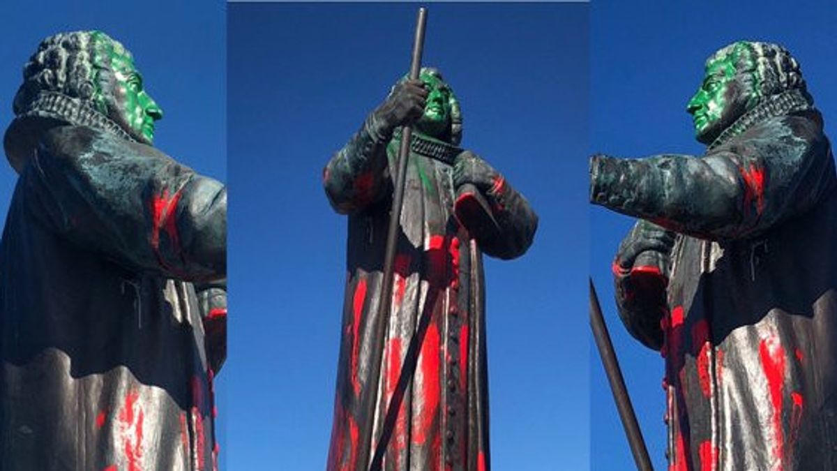 Toutes Les Statues Endommagées Ne Représentent Pas L'opinion Majoritaire, Au Groenland Par Exemple