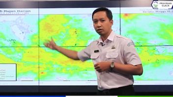 BMKG 天気予報, 雨はインドネシアのいくつかの地域を襲う, ここにジャカルタの状態