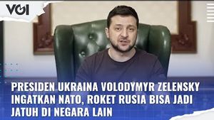 VIDEO: Presiden Ukraina Volodymyr Zelensky Ingatkan NATO, Roket Rusia Bisa Jadi Jatuh di Negara Lain