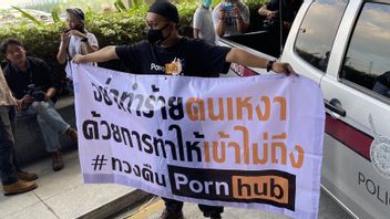 Demo Of Thai Citizens Rejecting Blocking Of Pornhub, Supposedly There Is A Sex Scandal Of The Royal Family In It