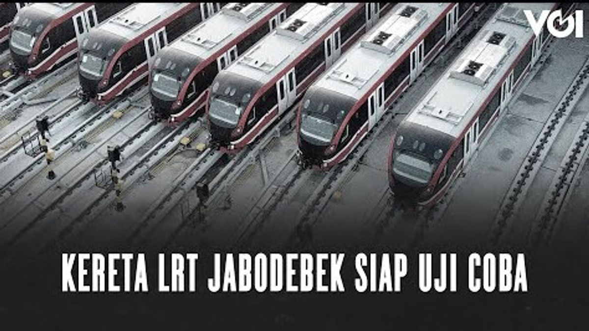 VIDEO: Penampakan Kereta LRT Jabodebek