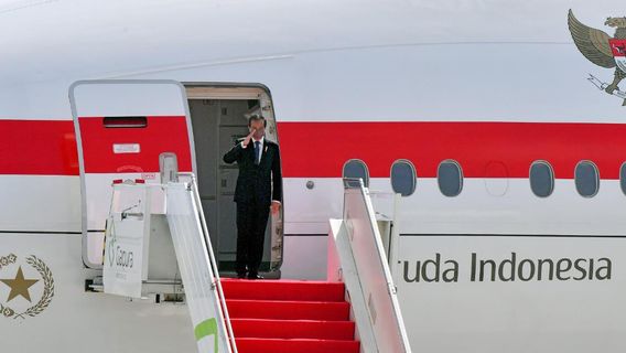 大統領の飛行機は「駐車」、ジョコウィは3カ国を訪問するためにガルーダインドネシアボーイング777-300ERチャーターに選択し、なぜですか?