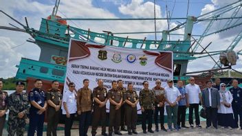 Un bateau d’escorte d’État au pavillon vietnamien remis à Unhas, Kejagung : Pour la recherche