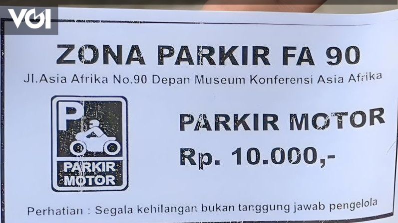 Getok Harga, Juru Parkir Liar Di Asia Afrika Bandung Bakal Ditertibkan