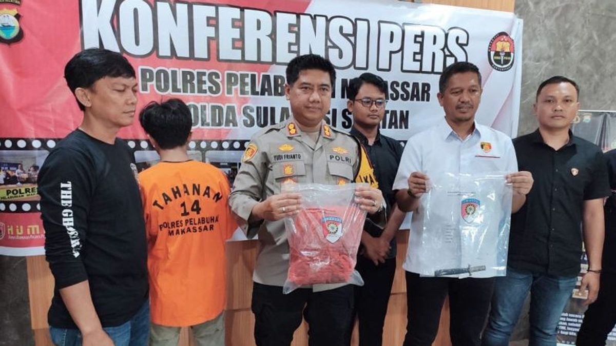 The Perpetrator Of The Murder With Sangkur In Makassar Was Arrested While Trying To Escape To Kalimantan