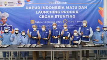تسريع تنفيذ وجبة الغداء المجانية ، TKN Fanta Resmiikan Dapur Indonesia Maju