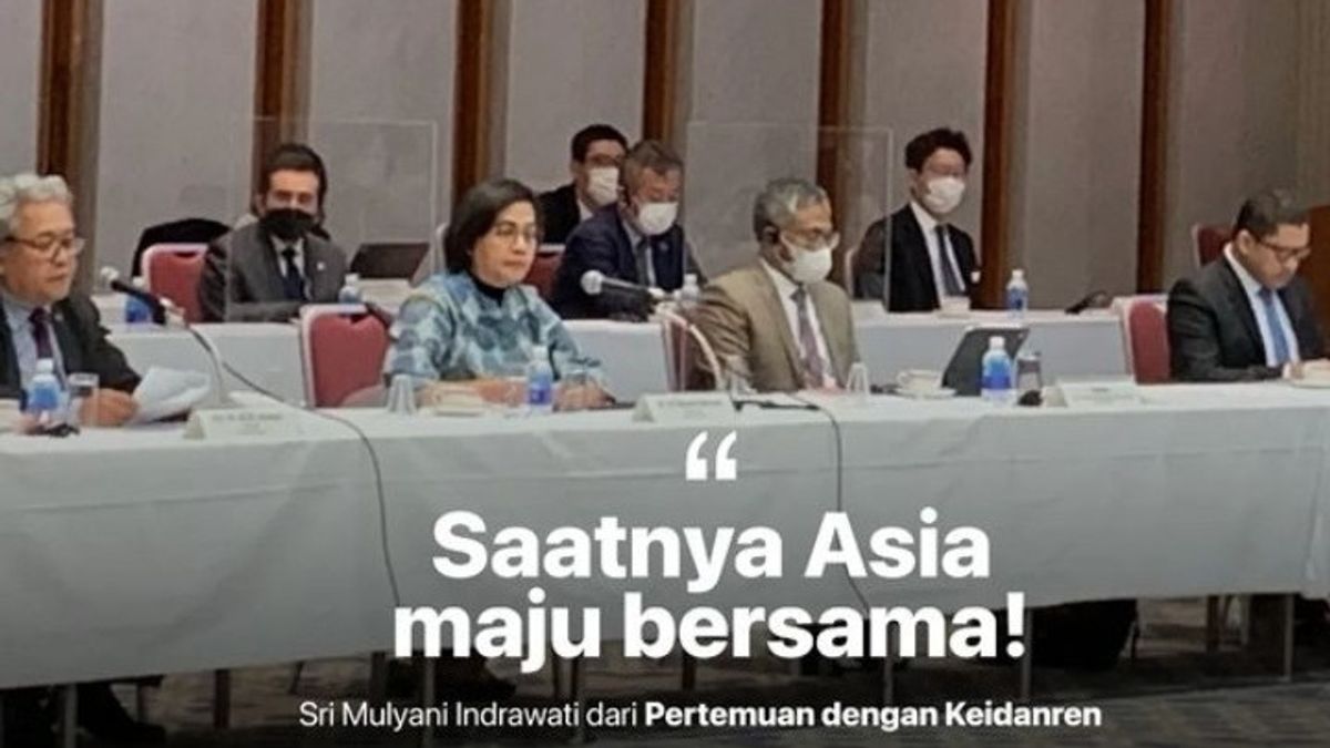 Starting A Visit To Japan, Sri Mulyani Directly Met The Entrepreneurs Association