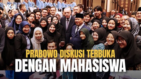 Presiden Prabowo Subianto Sapa dan Diskusi Terbuka dengan Mahasiswa Indonesia di Turki