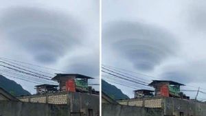Viral Foto Awan Mirip UFO, Ini Penjelasan BMKG V Jayapura 