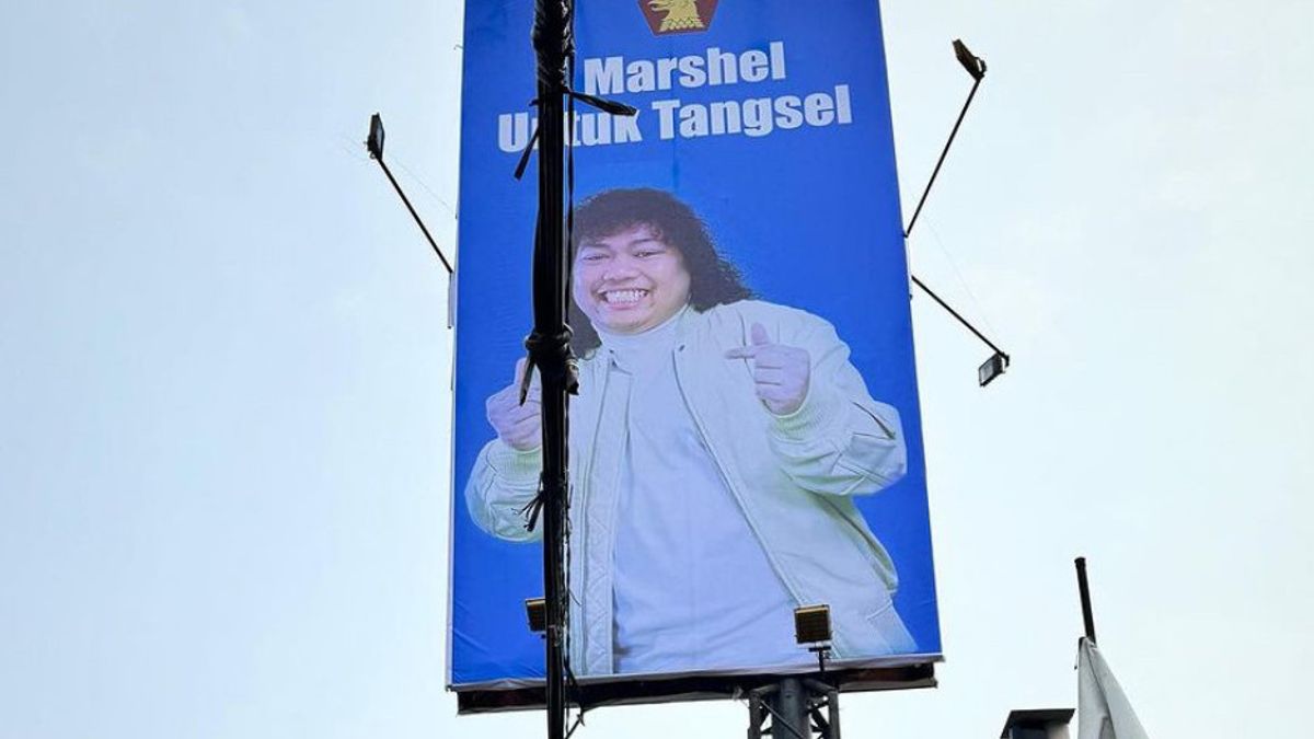 Viral Billboard "Marshel For South Tangerang" With Garuda Logo, Gerindra DPC: If You Have A KTA, No Problem