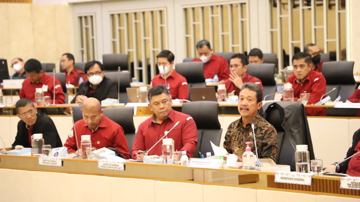 Menteri Trenggono Laporan ke DPR: Realisasi Anggaran KKP 98 Persen