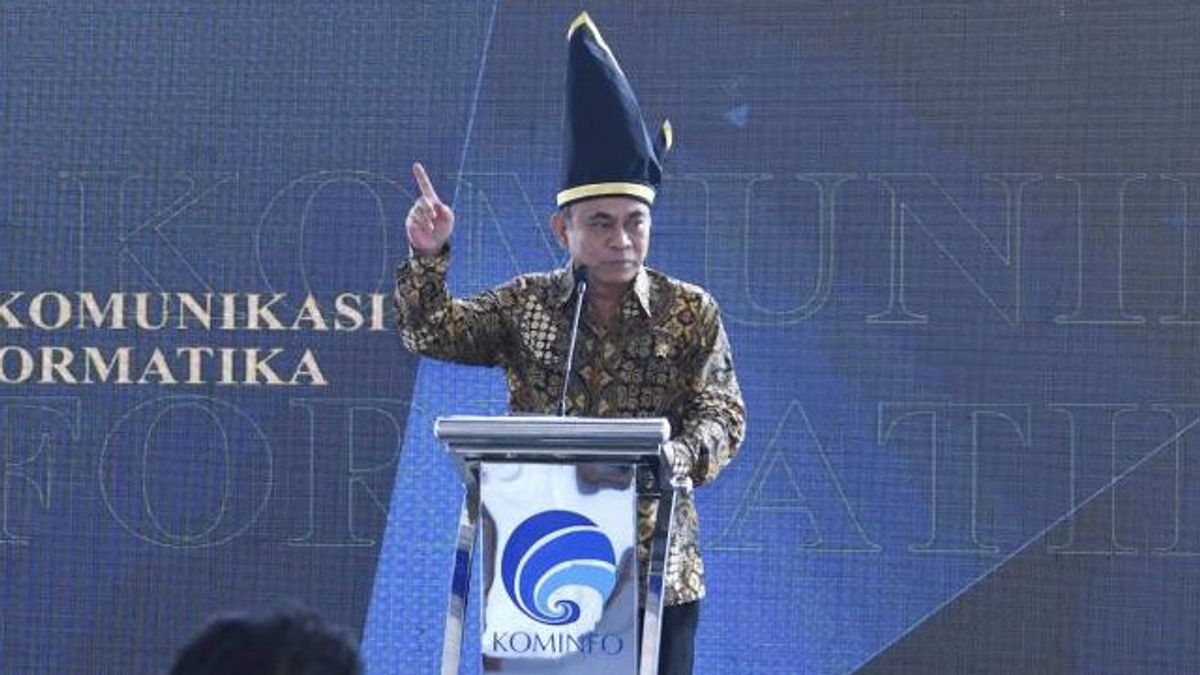 تشجيع سرعة الإنترنت في إندونيسيا ، وزير الاتصالات والمعلومات 19 فاساد UPT