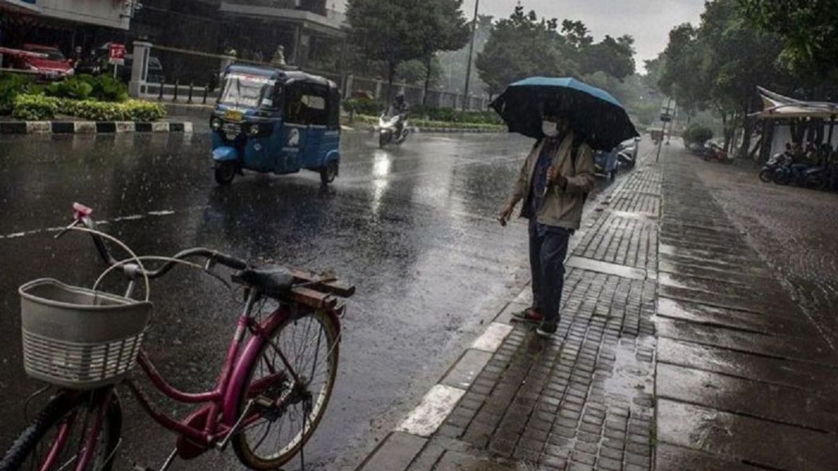 BMKG: Hujan Ringan Diperkirakan Guyur DKI Jakarta Hari Ini