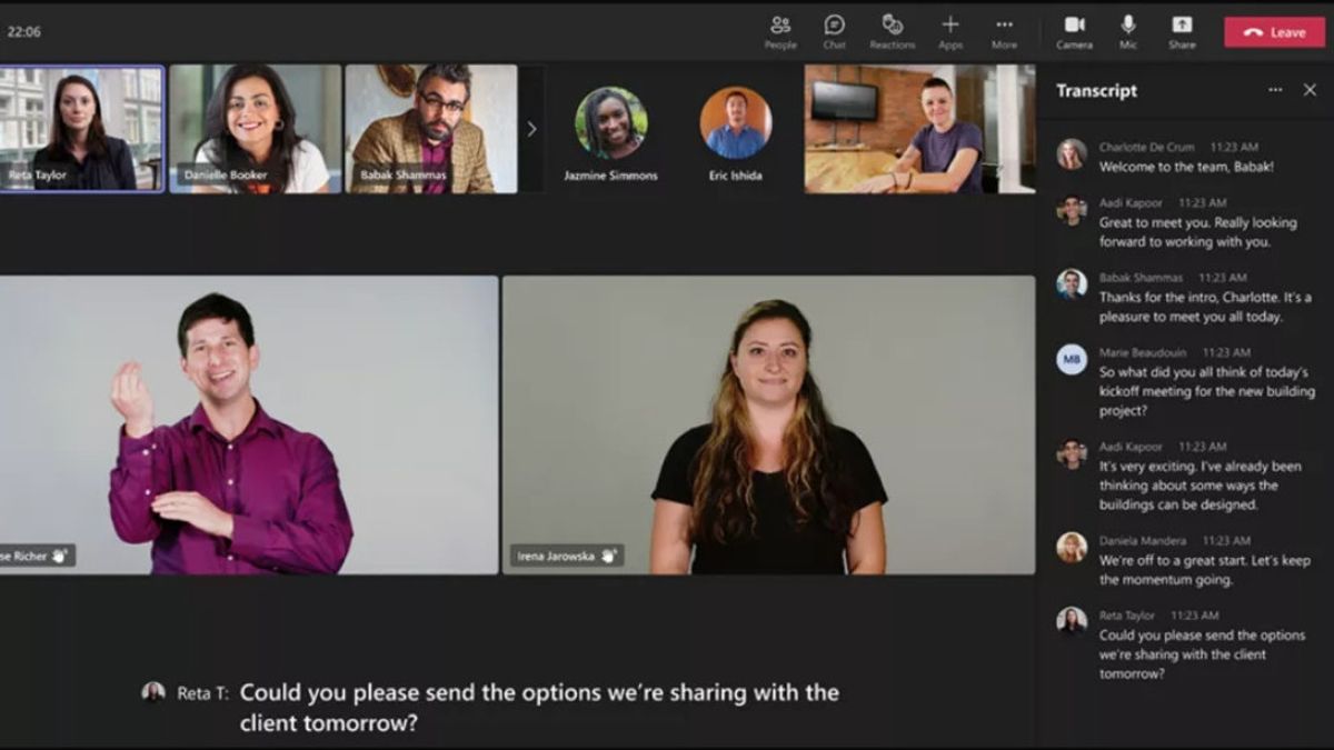 Microsoft Will Bring Display Sign Language to Teams Next Month