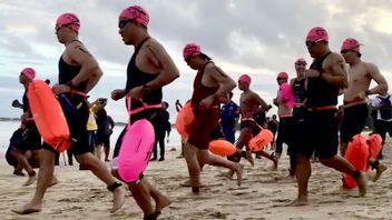 ジンバランのオーシャンマン2022に続いて、14カ国から461人の水泳選手が続きました 