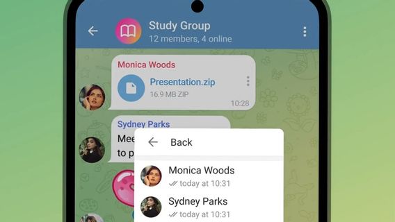 يعرض Telegram الآن وقت قراءة رسائل الجميع في مجموعات صغيرة
