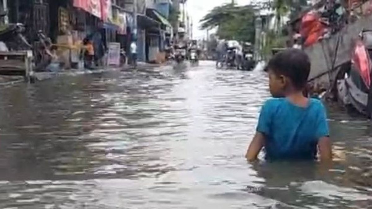 Six RTs In North Jakarta Submerged By Rob Floods Of Up To 60 Centimeters