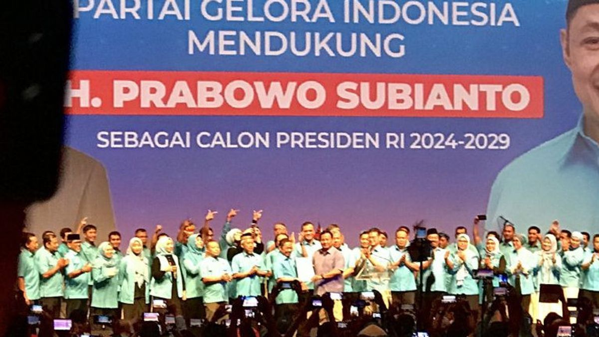 ゲロラ・インドネシア党はプラボウォ・スビアントを2024年の大統領候補として支持し、瞬間の男