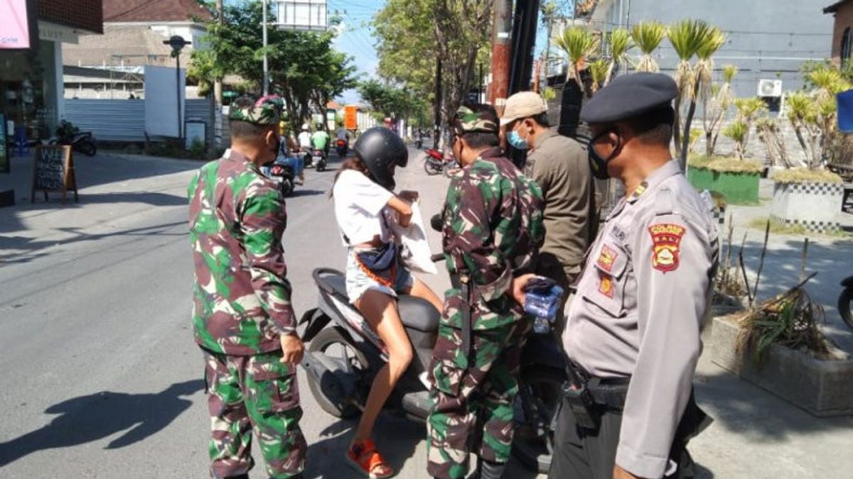 7 Bule à Badung Bali Sanctionné Amendes Pour Violation De Prokes