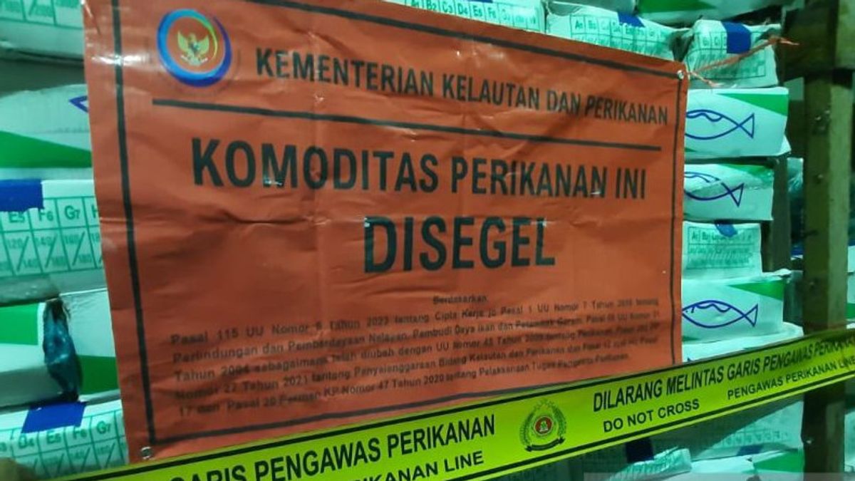 KKP Segel Ikan Salem Impor di 3 Gudang Kalbar