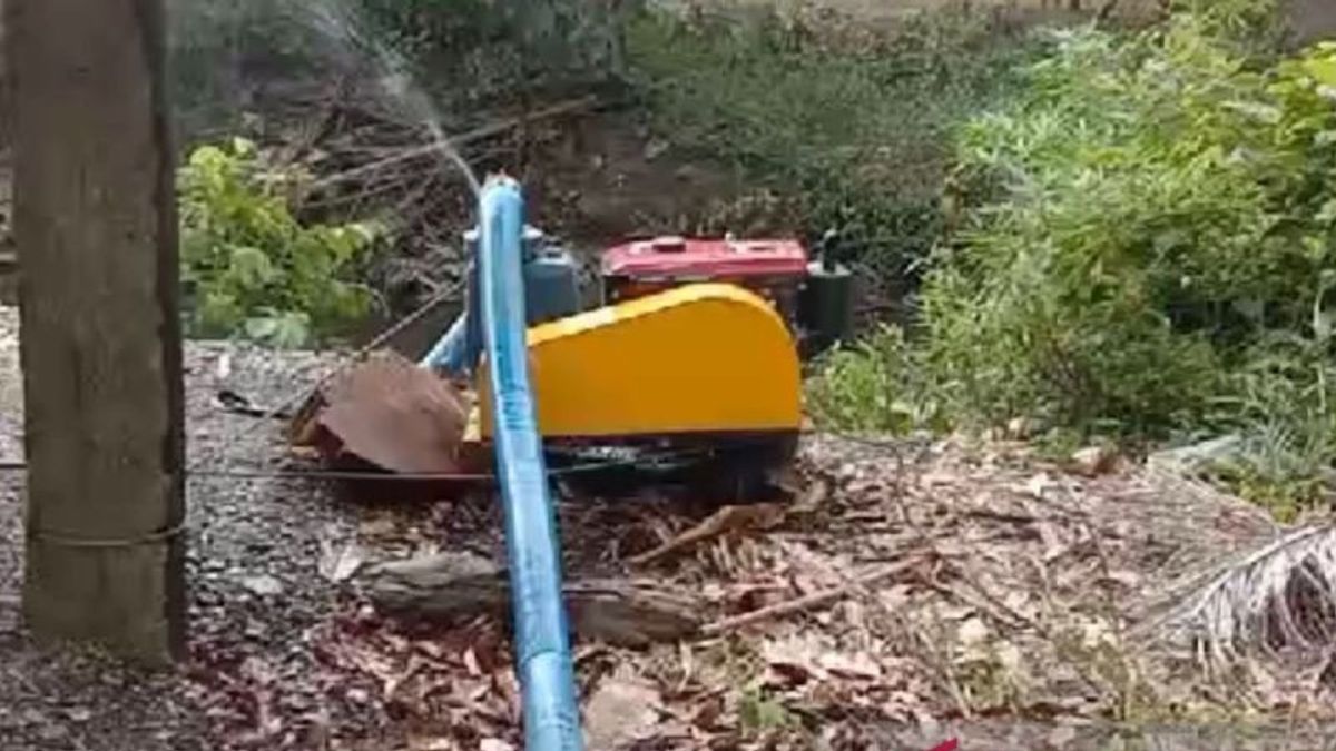 Des dizaines d’hectares de terres sauves dans la sécheresse de Nagan Raya, le gouvernement utilise des machines de pompage pour l’irrigation