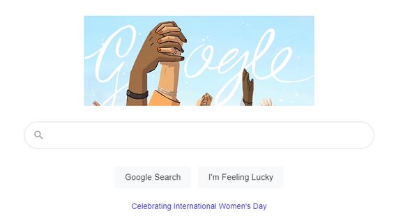 谷歌涂鸦庆祝世界妇女节在鼓舞人心的动画视频