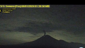 Mount Semeru Erupts With A Capai Eruption Height Of 2 Km