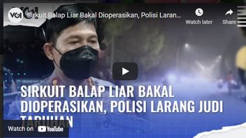 Video: Sirkuit Balap Liar Bakal Dioperasikan, Polisi Larang Judi Taruhan