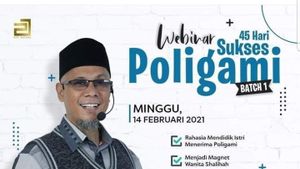Viral Webinar Poligami, '45 Hari Sukses Berpoligami, Sikap dan Mental Wajib Suami Poligami'