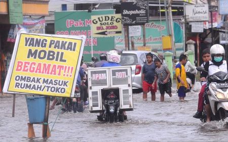 BMKG Keluarkan Warning ke Banjarmasin dan Kotabaru Kalsel, 2 Hari ke Depan Ada Potensi Banjir Rob