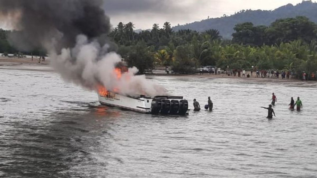 The Bodies Of Victims Of The Ship Fire In Wondama Departed To Ransiki