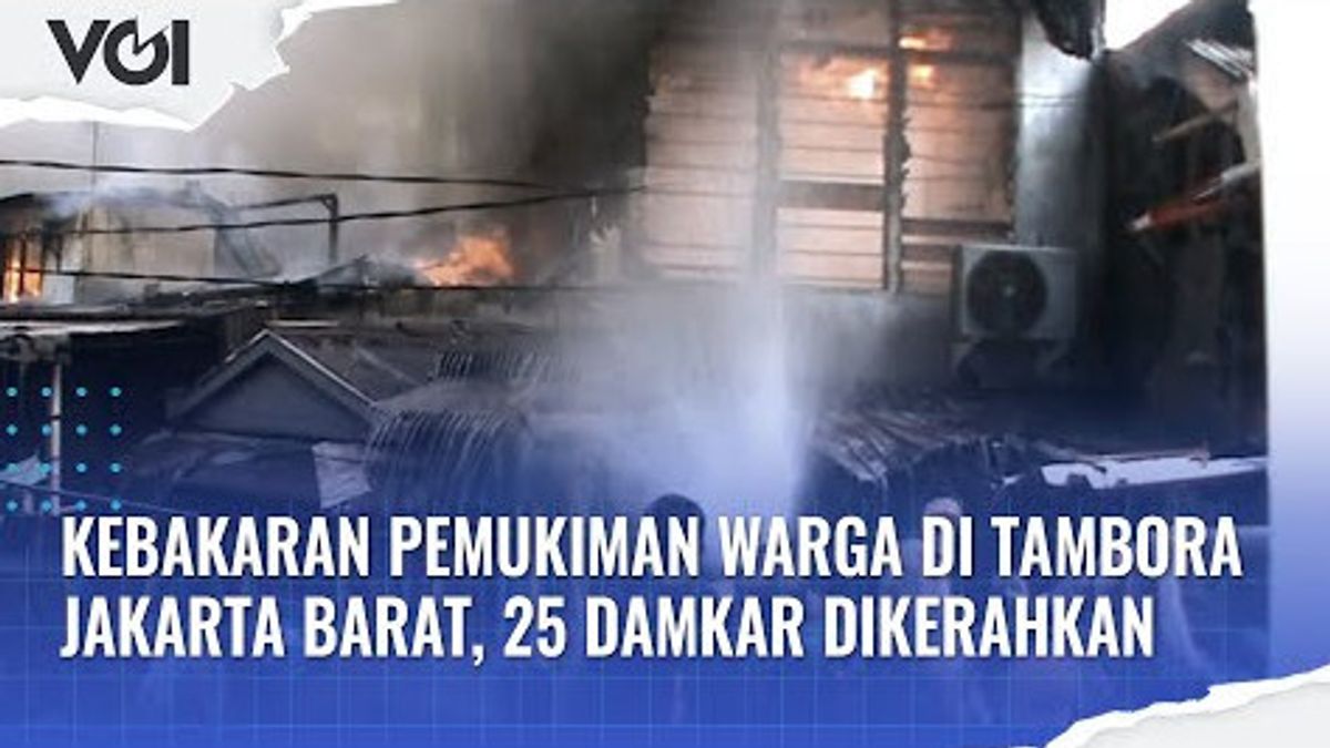 VIDEO: Pemukiman Warga di Tambora Terbakar