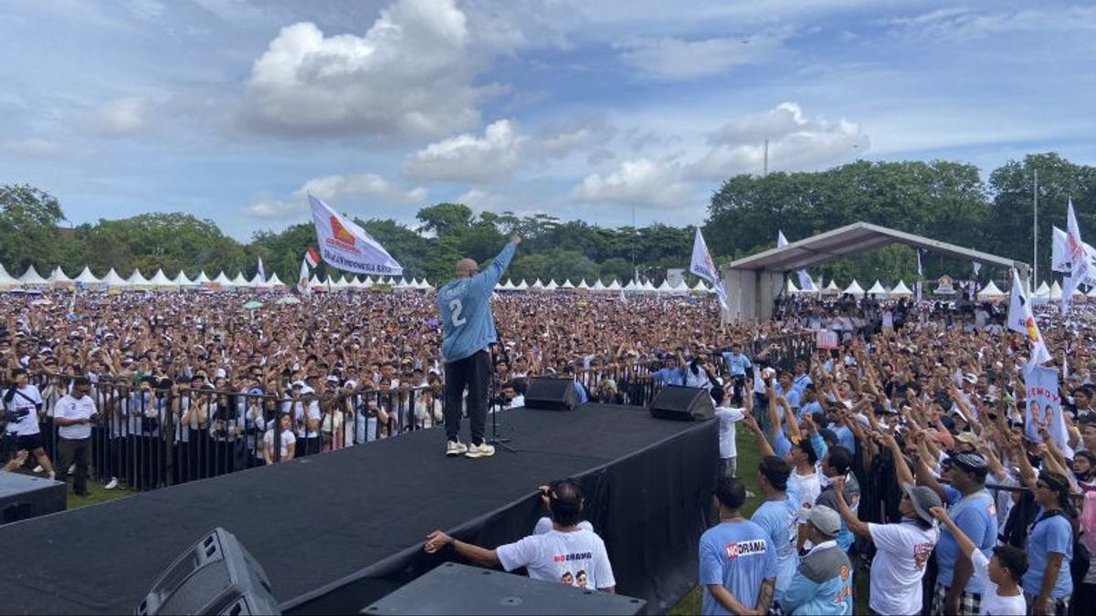 Gerindra Bali Party Gathers Tens Of Thousands Of Supporters On Jalan Sehat 16th Anniversary