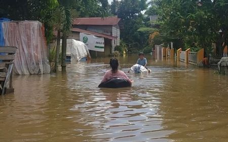 Banjir Rendam 1.108 Rumah di Pekanbaru, 1.066 Kepala Keluarga Mengungsi