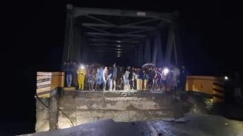 Jembatan Ambrol, Jalan Trans Sulawesi Penghubung Sulteng-Gorontalo Terputus