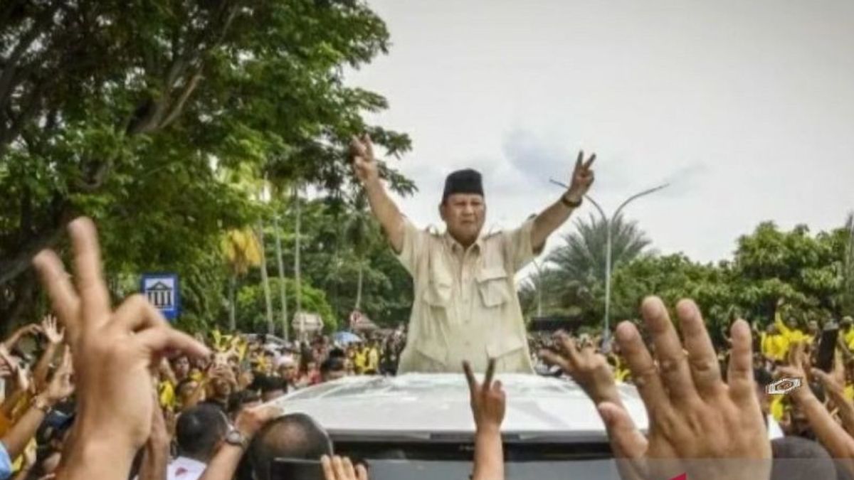Prabowo's Electability In West Java 7 Melejit In The LSI Denny JA, Anies And Ganjar Surveys Sink