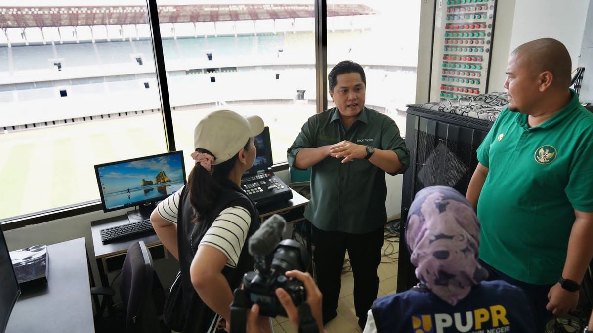 Progres Positif Stadion Gelora Bung Tomo untuk Piala Dunia U-20 2023 yang Memuaskan Erick Thohir