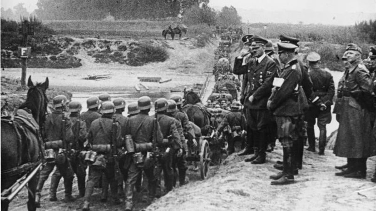1939年9月29日，《今日历史》中，波兰为纳粹德国和苏联一分为二
